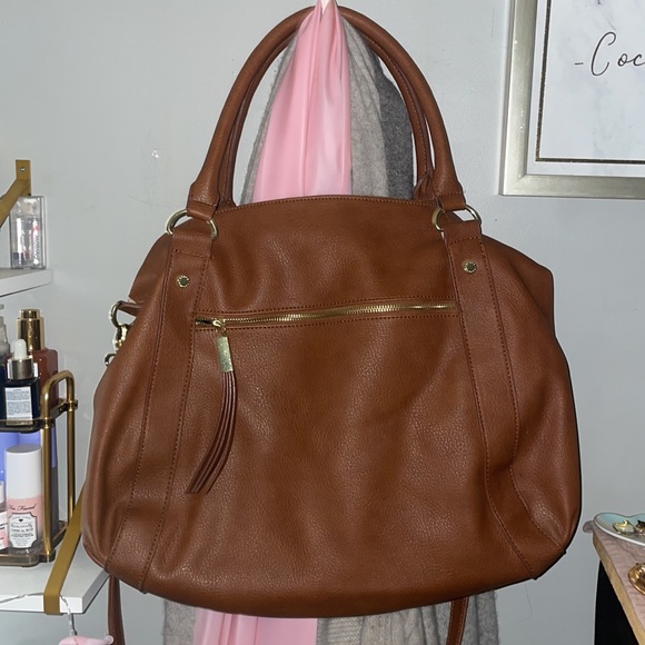 COPY - Steve Madden brown VERY LARGE brown purse - Picture 3 of 5